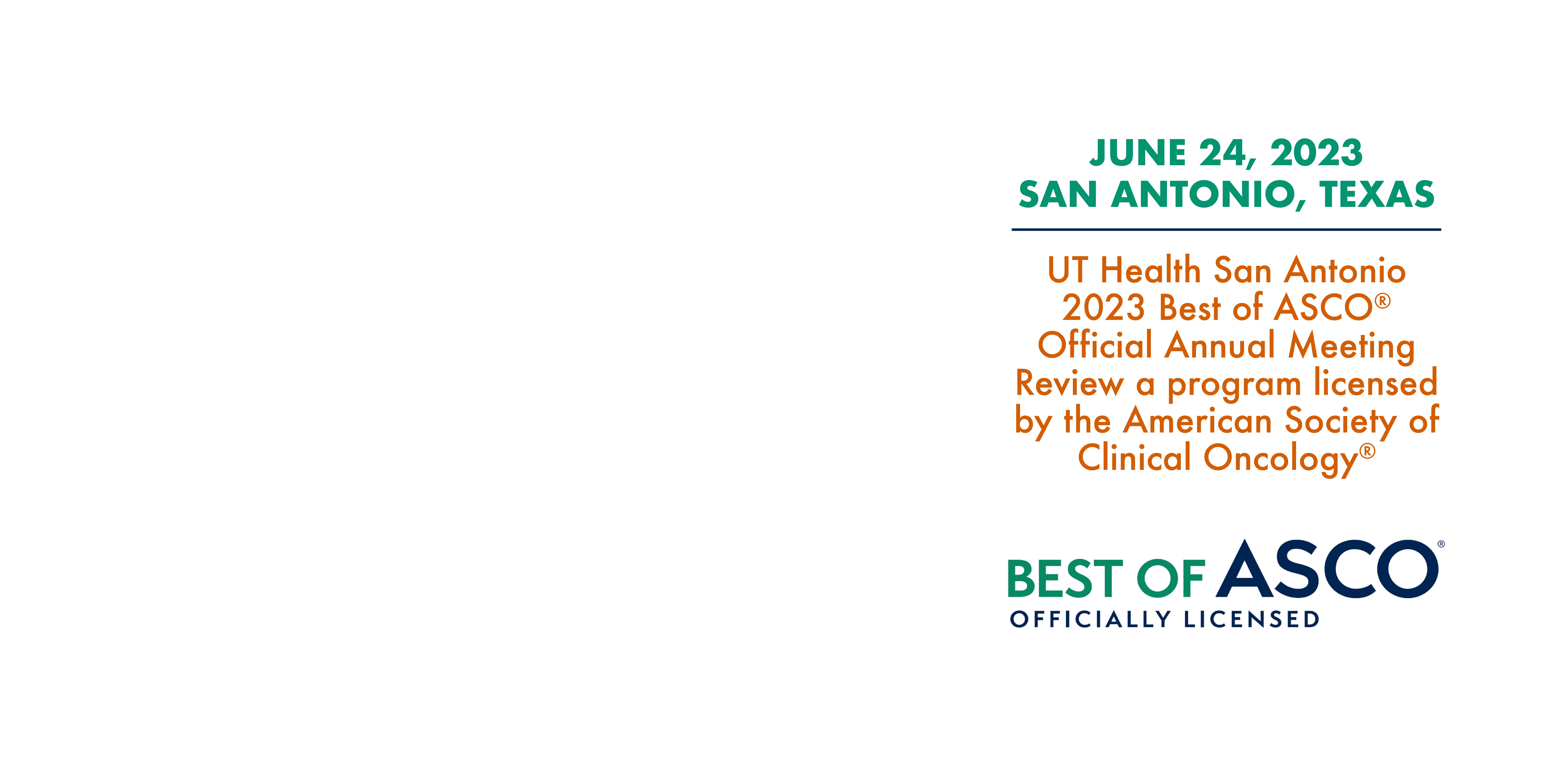 2023 Best of ASCO Banner
