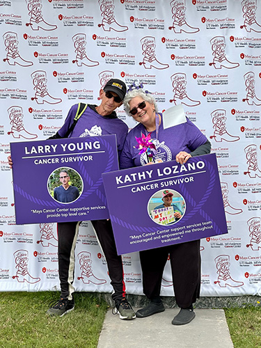 Kathy Lozano and Larry Young