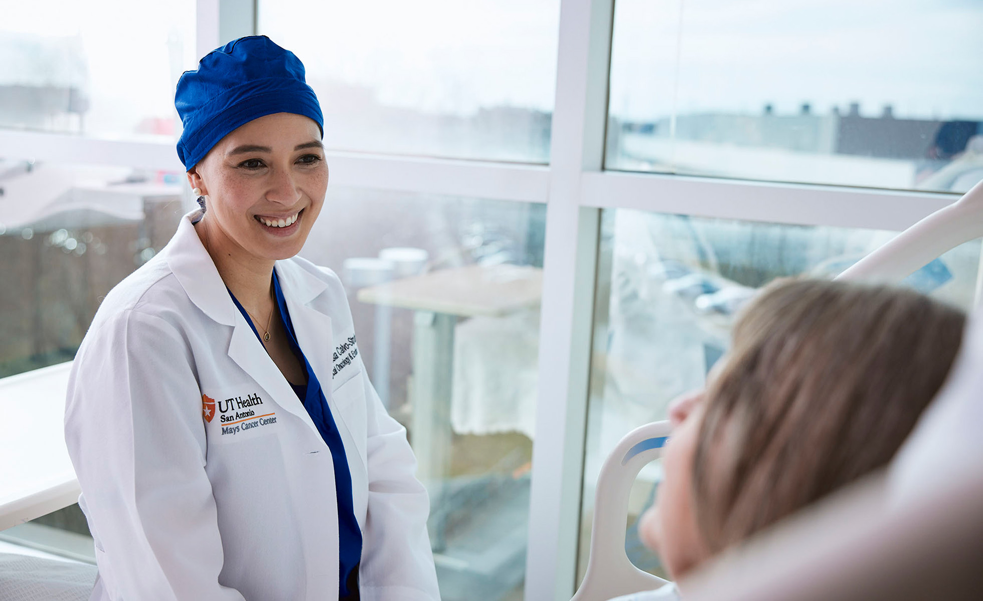 a doctor talking to a patient 