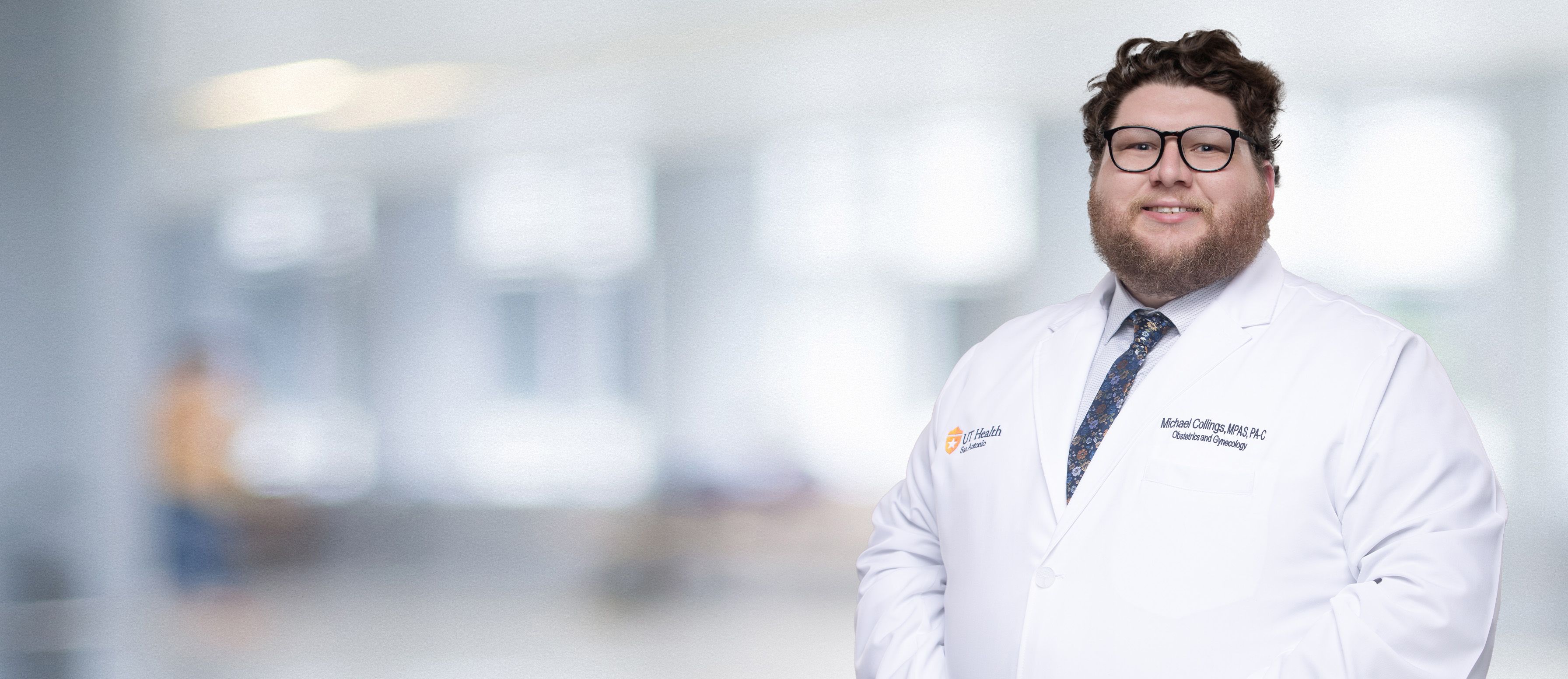 Michael Collins Mays Cancer Center white coat physician